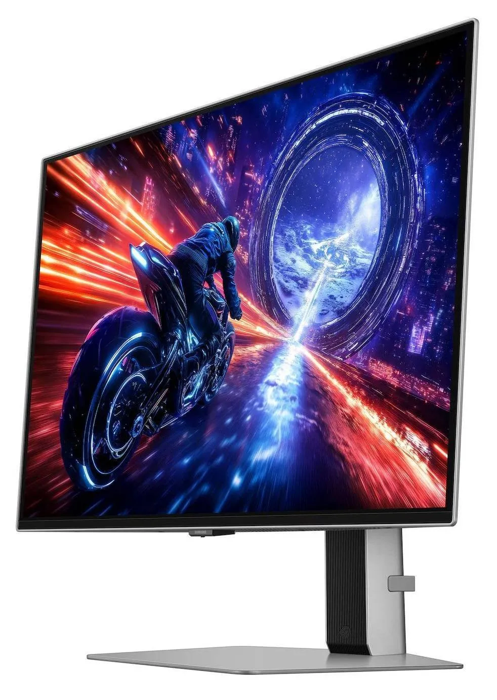 Монiтор Samsung 27" Odyssey G6 (LS27FG602SIXUA) OLED Silver 500Hz - мініатюра 3