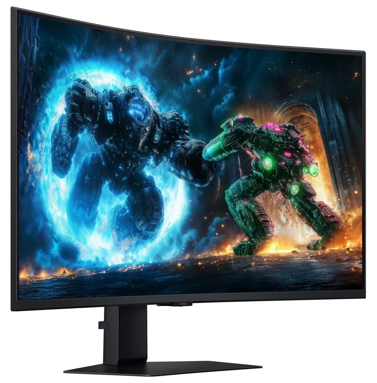 Монiтор Samsung 37" Odyssey G7 (LS37FG756EIXUA) VA Black 165Hz Curved - мініатюра 2