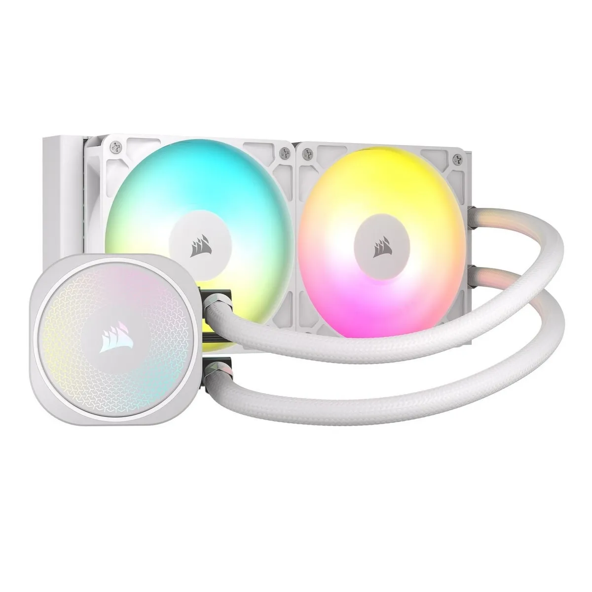 Система водяного охолодження Corsair Nautilus 240 RS ARGB White (CW-9060094-WW) - зображення 1