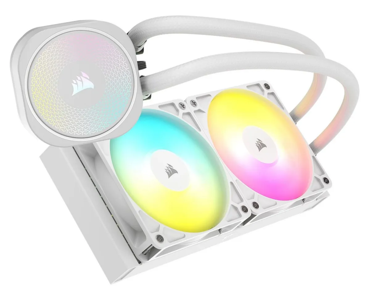 Система водяного охолодження Corsair Nautilus 240 RS ARGB White (CW-9060094-WW) - мініатюра 2