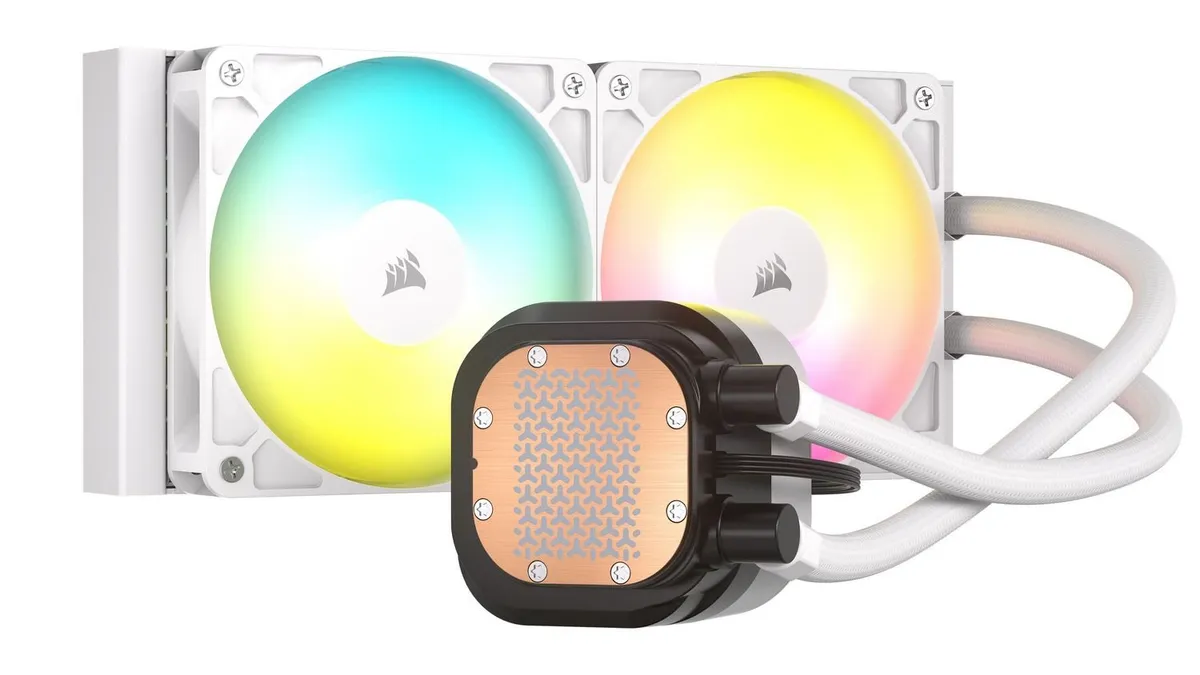 Система водяного охолодження Corsair Nautilus 240 RS ARGB White (CW-9060094-WW) - мініатюра 3