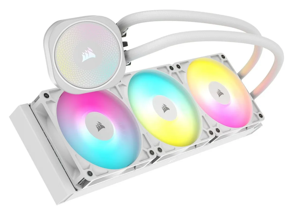Система водяного охолодження Corsair Nautilus 360 RS ARGB White (CW-9060095-WW) - мініатюра 2