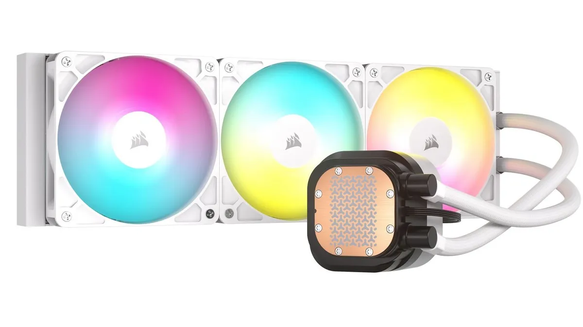 Система водяного охолодження Corsair Nautilus 360 RS ARGB White (CW-9060095-WW) - мініатюра 3