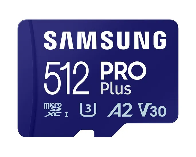 Карта пам`яті MicroSDXC 512GB UHS-I/U3 Class 10 Samsung Pro Plus R180/W130MB/s + SD-адаптер (MB-MD512SB/WW) - мініатюра 2