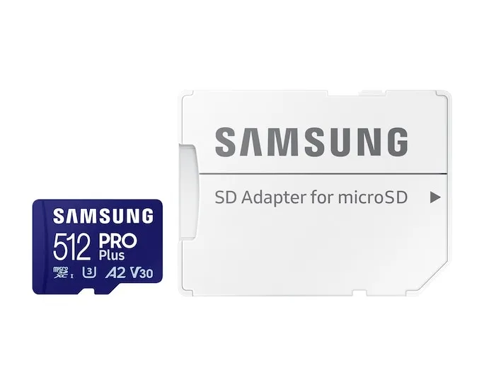 Карта пам`яті MicroSDXC 512GB UHS-I/U3 Class 10 Samsung Pro Plus R180/W130MB/s + SD-адаптер (MB-MD512SB/WW) - мініатюра 4