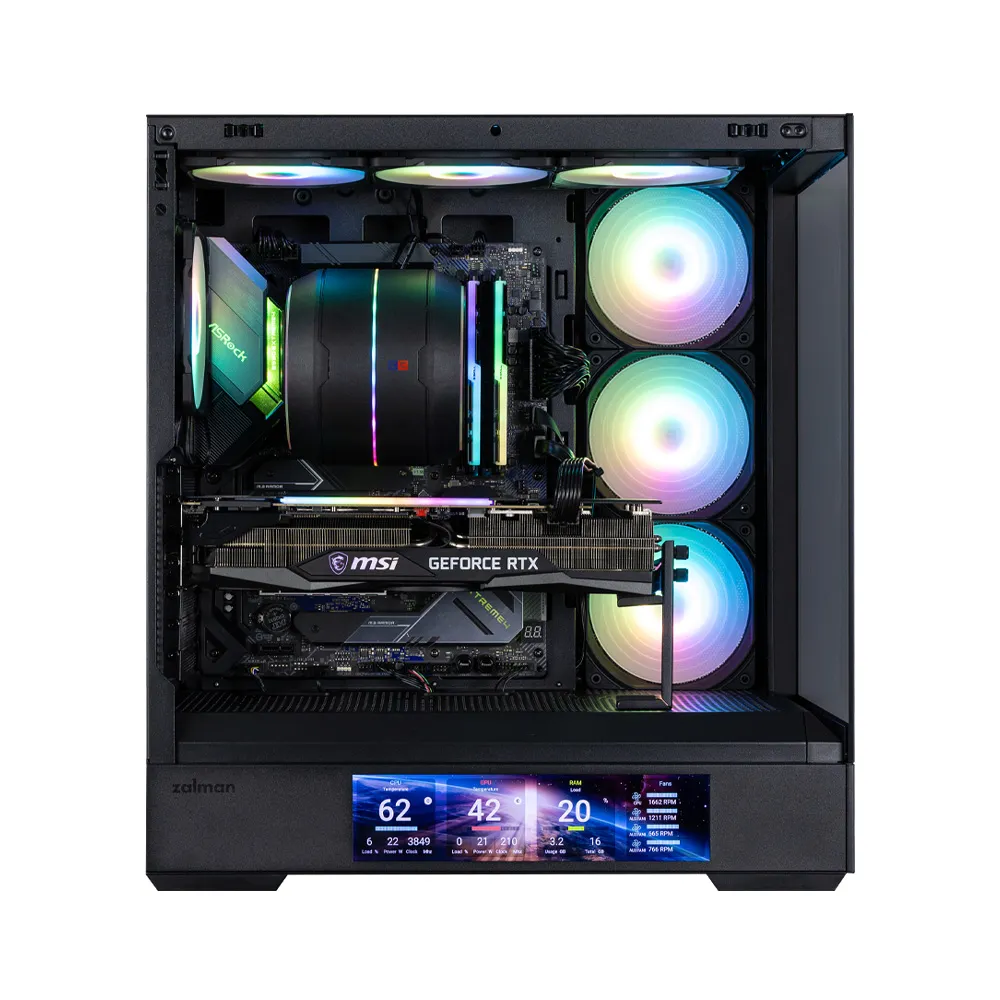 Корпус Zalman P40 DS Black без БЖ - мініатюра 6