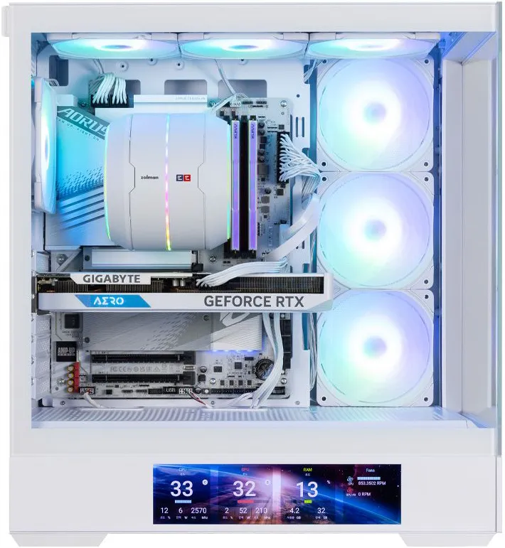 Корпус Zalman P40 DS White без БЖ - мініатюра 13