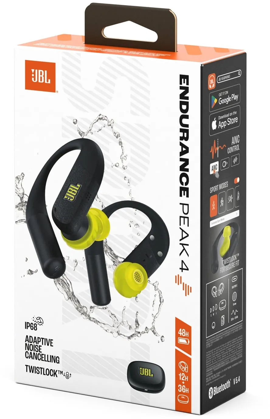 Bluetooth-гарнітура JBL Endurance Peak 4 Black (JBLENDUPEAK4BLKL) - мініатюра 8