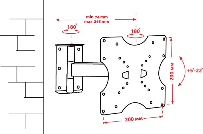 Кронштейн КВАДО К-41 - мініатюра 4