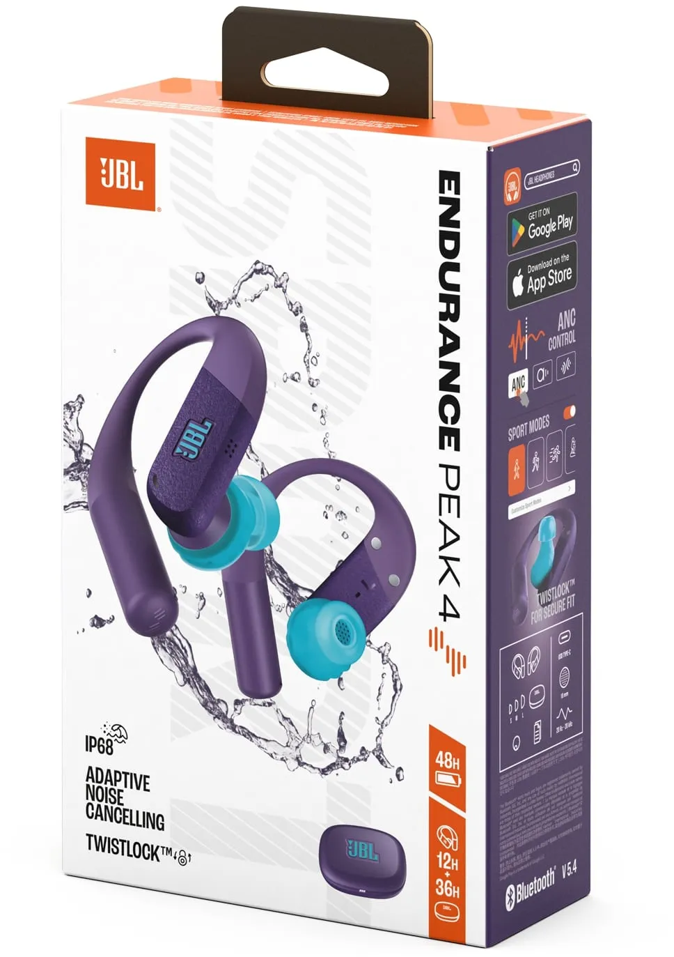 Bluetooth-гарнітура JBL Endurance Peak 4 Purple (JBLENDUPEAK4PUR) - мініатюра 8