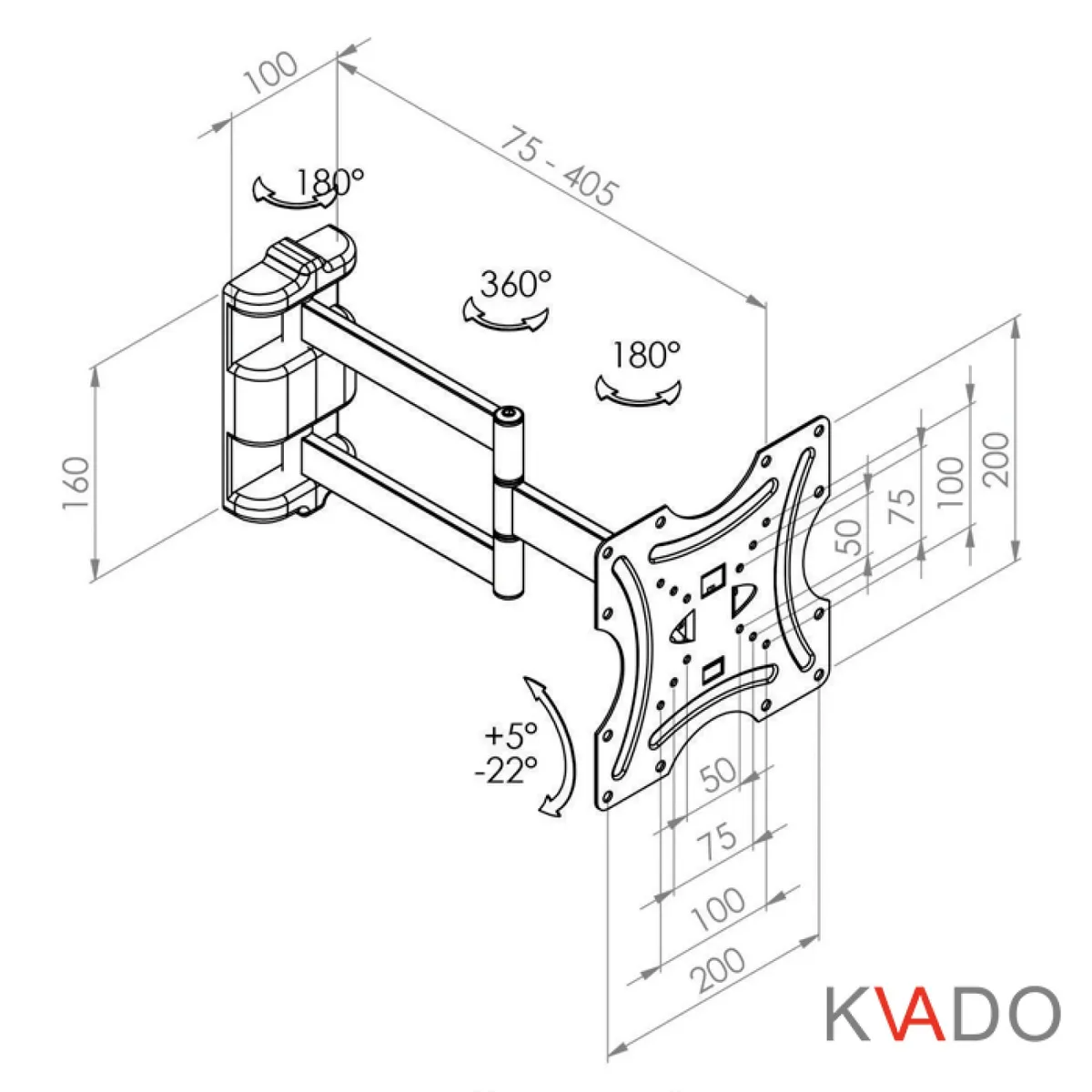Кронштейн КВАДО К-42 - мініатюра 3