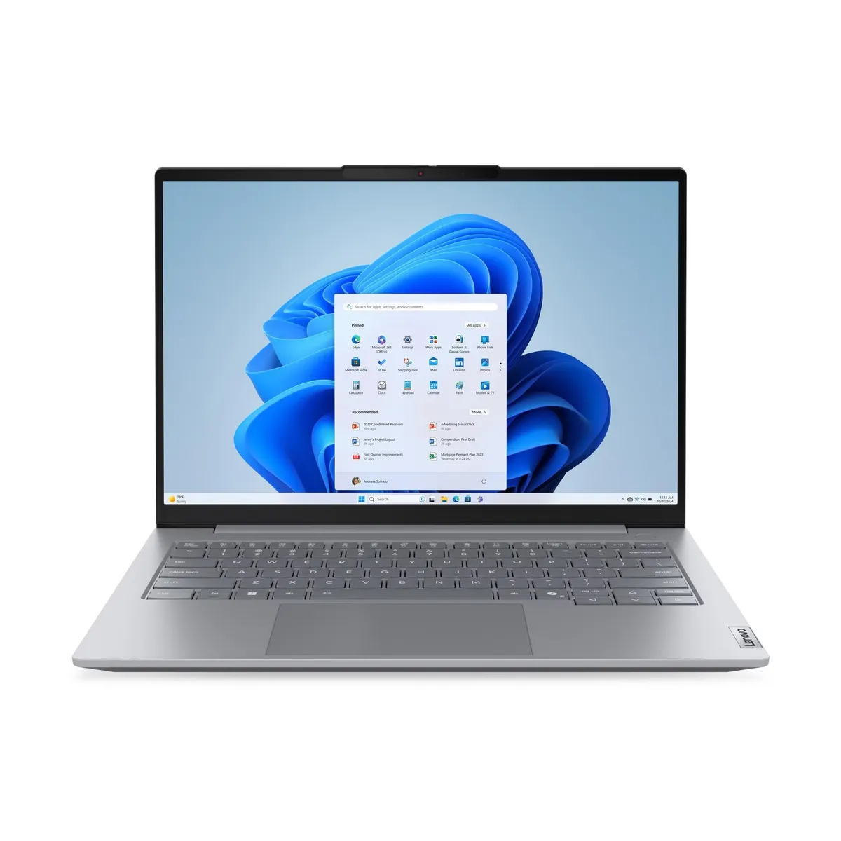 Ноутбук Lenovo ThinkBook 14 G8 IAL (21SJ007ERA) Arctic Grey - зображення 1