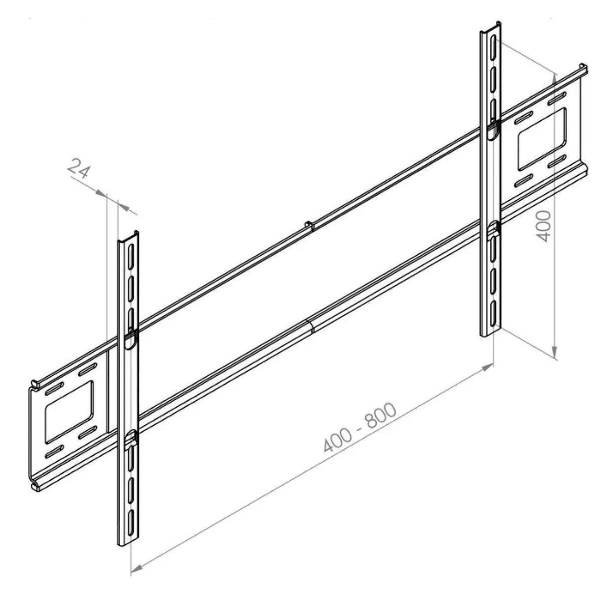 Кронштейн КВАДО К-66 (VESA800х400) - мініатюра 5