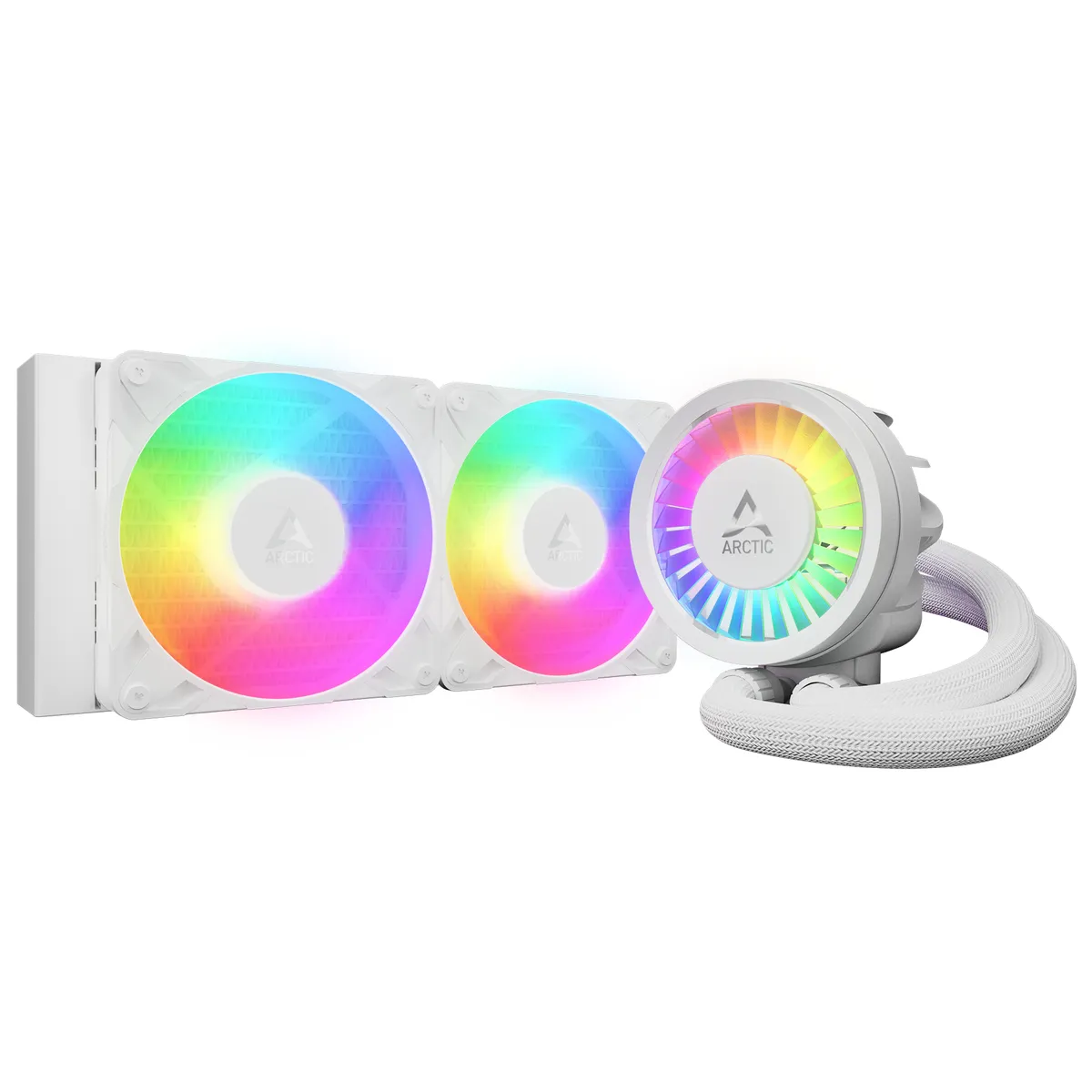 Система водяного охолодження Arctic Liquid Freezer III Pro 240 A-RGB White (ACFRE00186A) - зображення 1