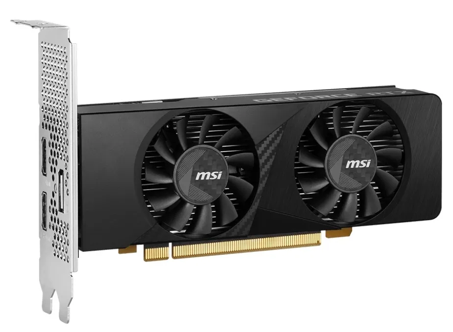 Відеокарта GF RTX 3050 6GB GDDR6 Low Profile E OC MSI (GeForce RTX 3050 LP E 6G OC) - мініатюра 3