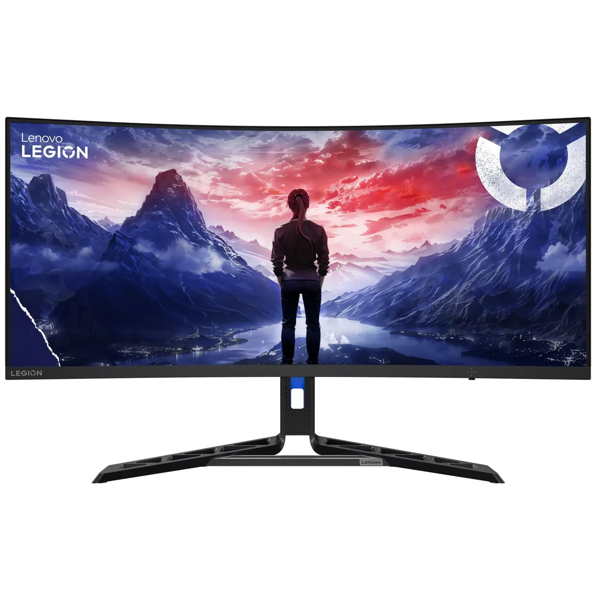 Монітор Lenovo 34" Legion R34w-30 (67C7GACBUA) VA Black Curved 180Hz - мініатюра 2