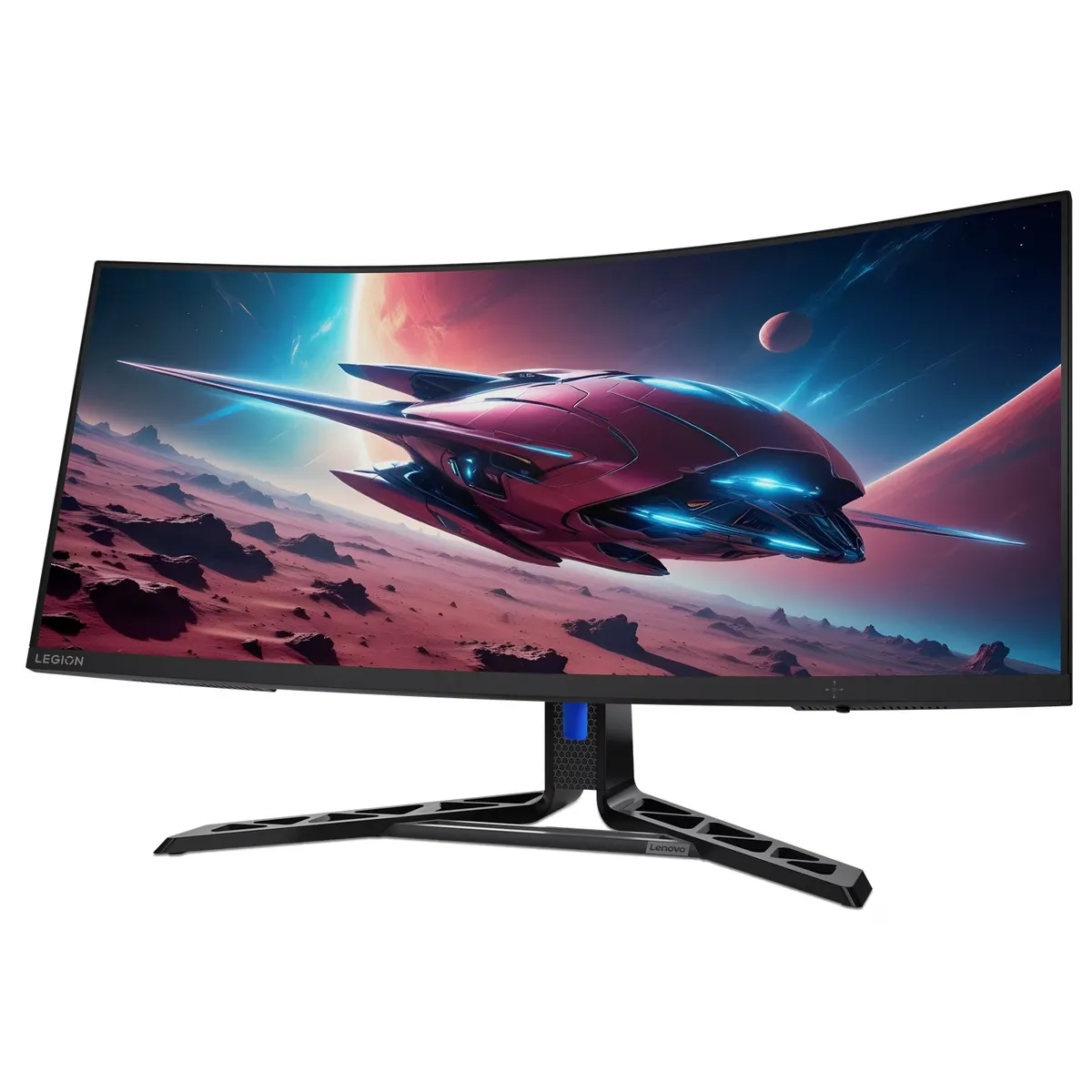 Монітор Lenovo 34" Legion R34w-30 (67C7GACBUA) VA Black Curved 180Hz - мініатюра 7