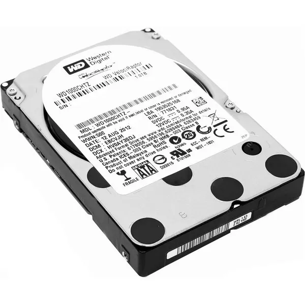 Накопичувач HDD 3.5" SATA 1.0TB WD VelociRaptor 10000rpm 64MB (WD1000CHTZ) - мініатюра 2