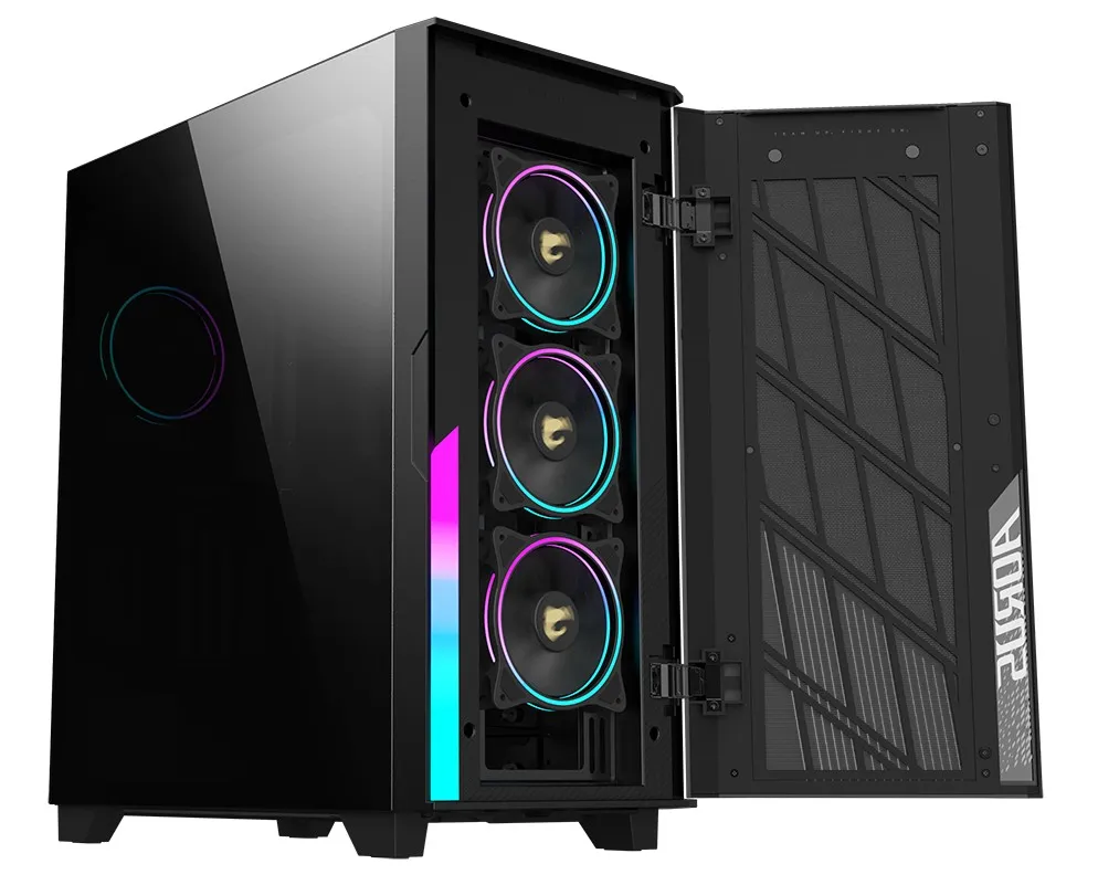 Корпус Gigabyte Aorus C500 Glass Black без БЖ (GB-AC500G ST) - мініатюра 2