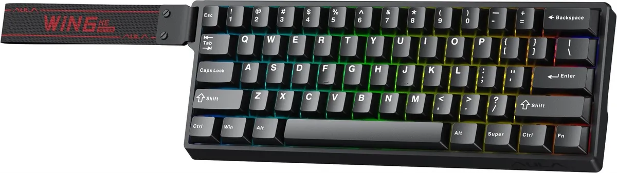 Клавіатура Aula WIN60 HE Magnetic Switch Black (6978080504029) - мініатюра 2