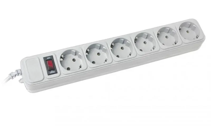 Фільтр живлення Gembird Power Cube 6 розеток 3м (SPG6-G-10G) сірий - мініатюра 2