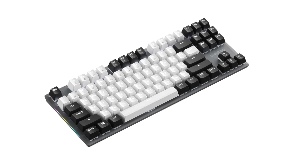 Клавіатура GamePro Genesis Joker MK124G Outemu Red Swithes USB Gray - мініатюра 2