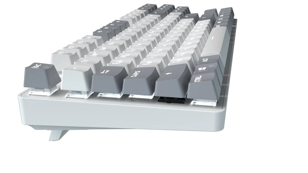 Клавіатура GamePro Genesis Metallic MK110W Outemu Red Swithes USB White - мініатюра 5