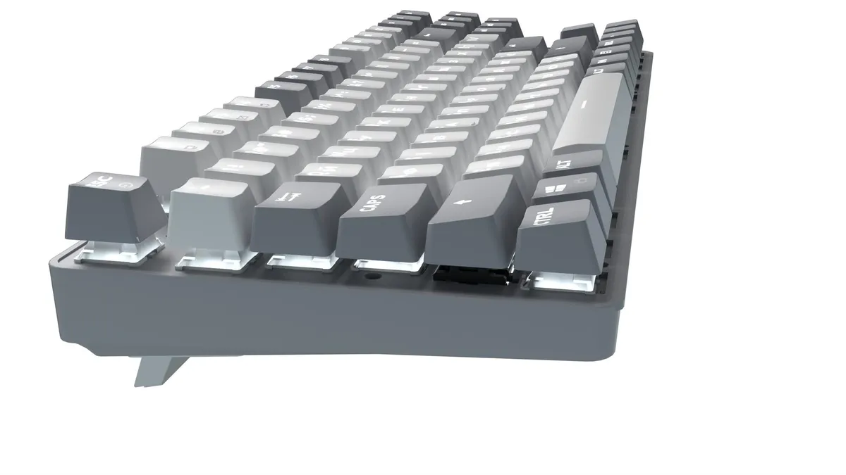 Клавіатура GamePro Genesis Metallic MK110G Outemu Red Swithes USB Gray - мініатюра 4