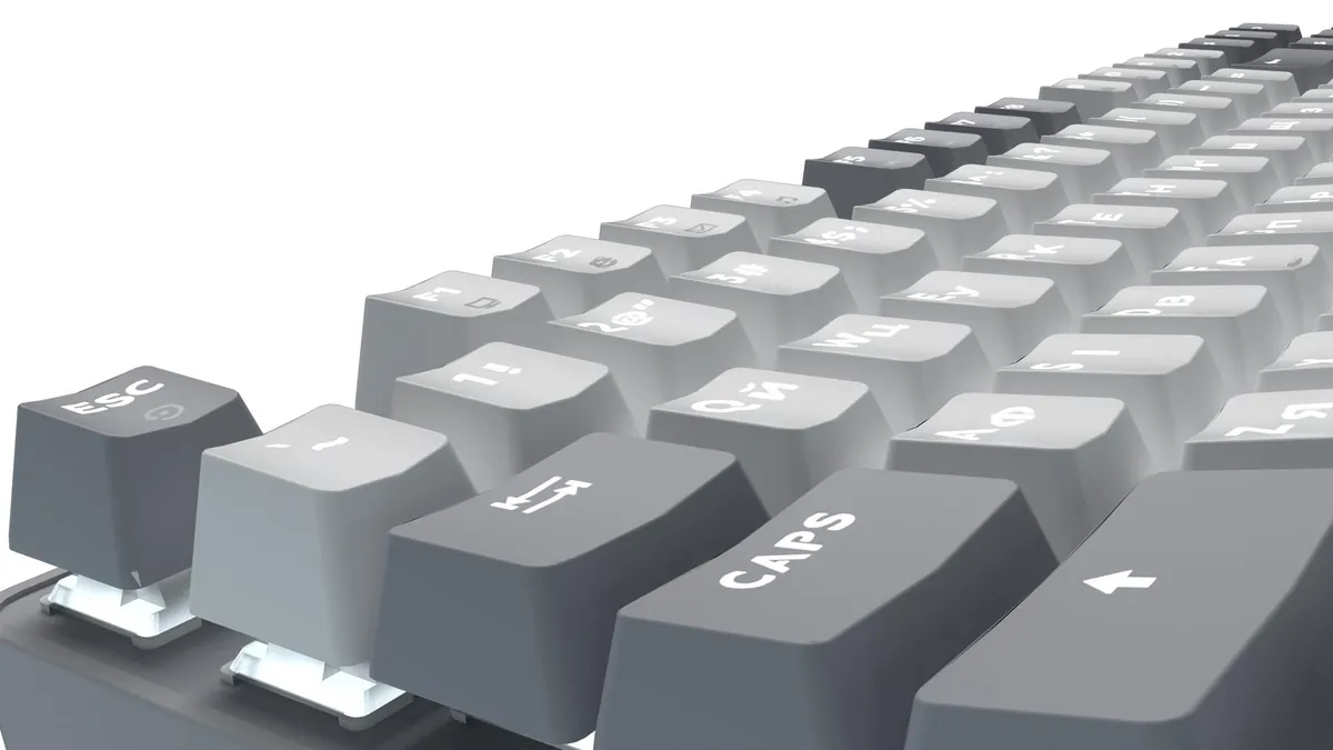 Клавіатура GamePro Genesis Metallic MK110G Outemu Red Swithes USB Gray - мініатюра 5