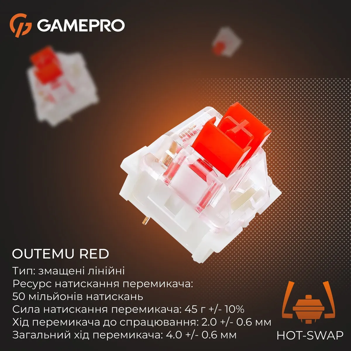 Клавіатура GamePro Genesis Metallic MK144G Outemu Red Swithes USB Gray - мініатюра 11