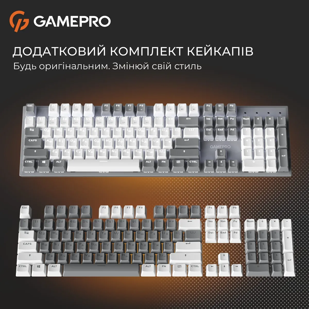 Клавіатура GamePro Genesis Metallic MK144G Outemu Red Swithes USB Gray - мініатюра 15