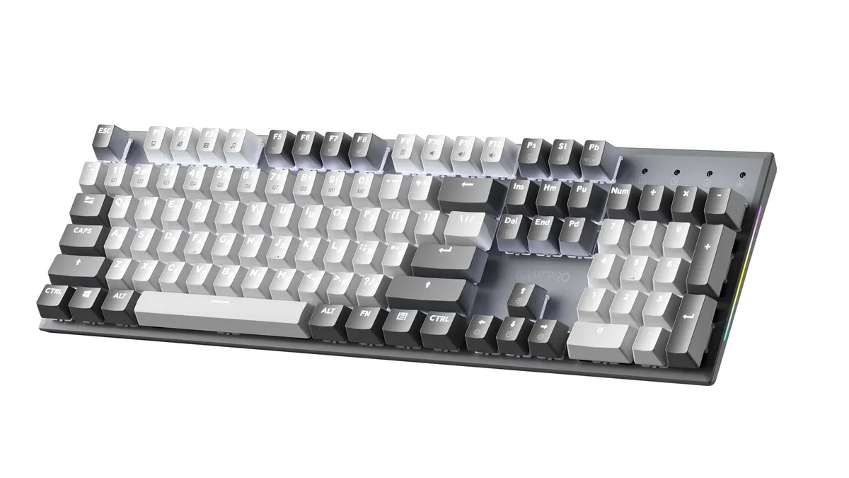 Клавіатура GamePro Genesis Metallic MK144G Outemu Red Swithes USB Gray - мініатюра 2