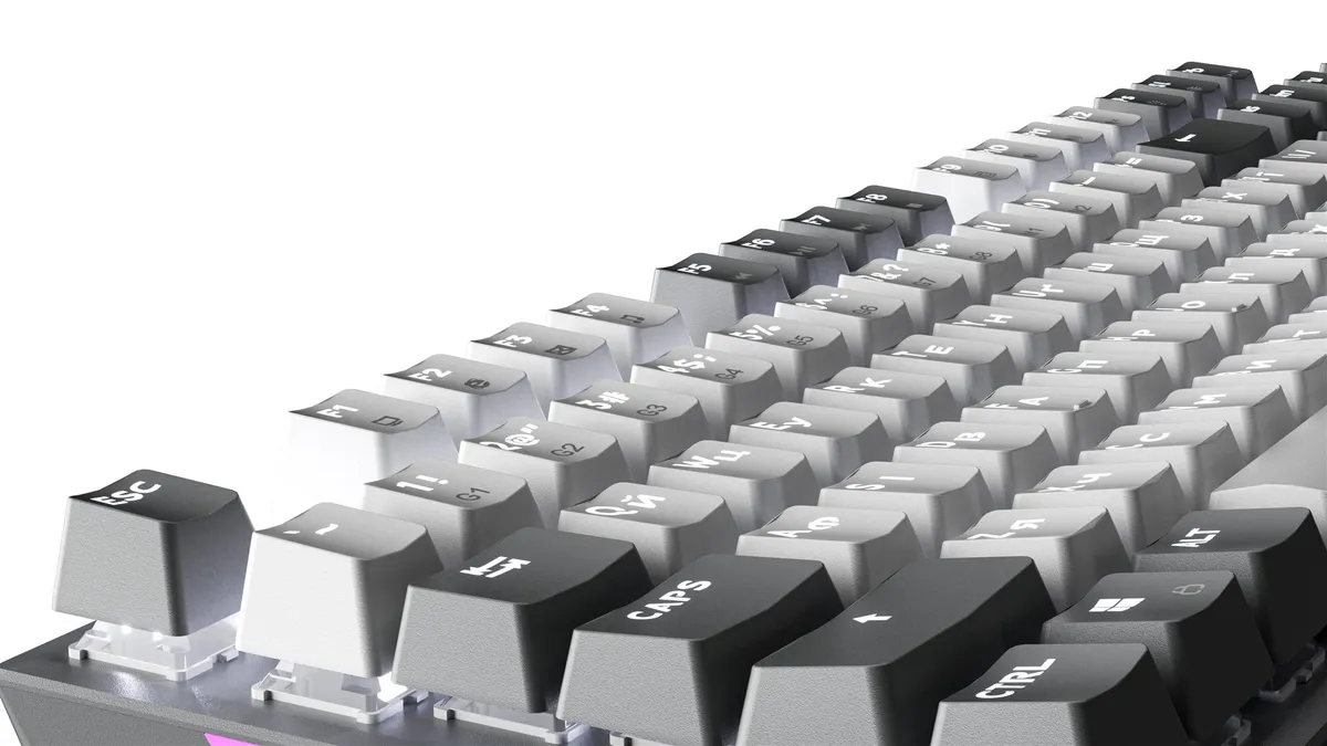 Клавіатура GamePro Genesis Metallic MK144G Outemu Red Swithes USB Gray - мініатюра 4