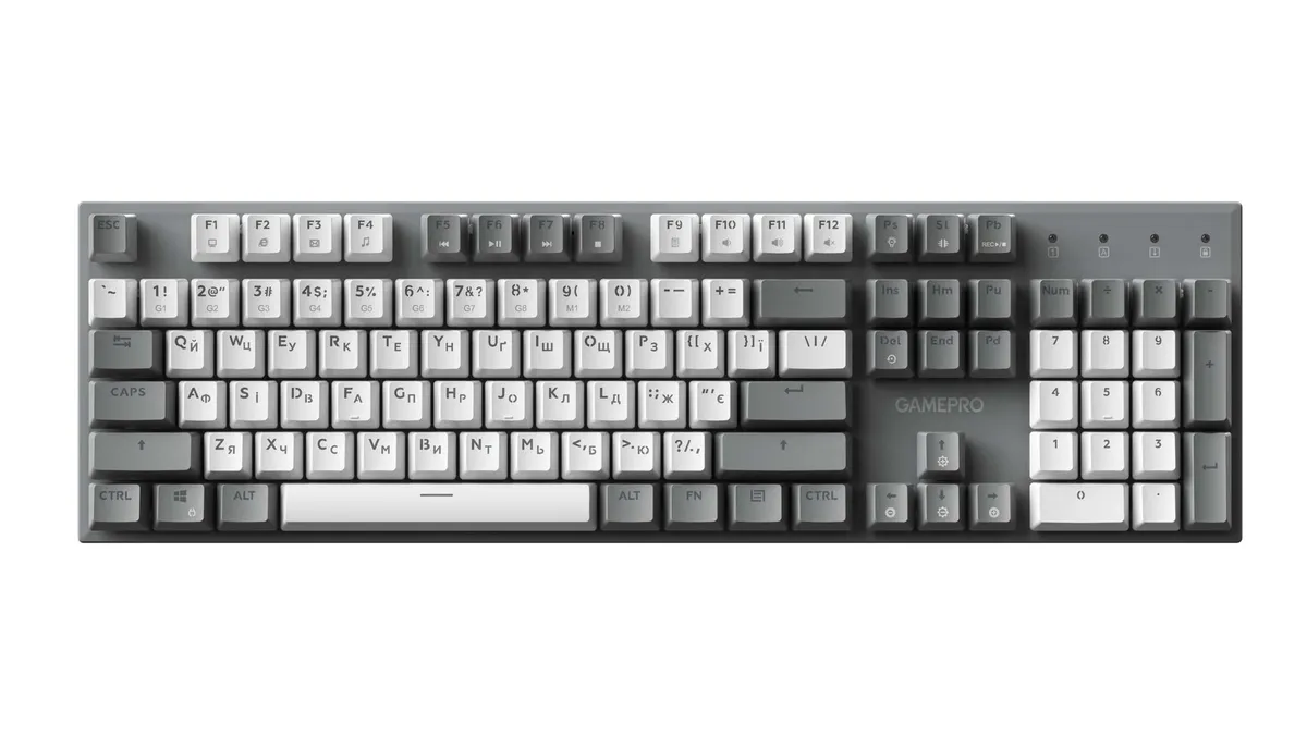 Клавіатура GamePro Genesis Metallic MK144G Outemu Red Swithes USB Gray - мініатюра 6
