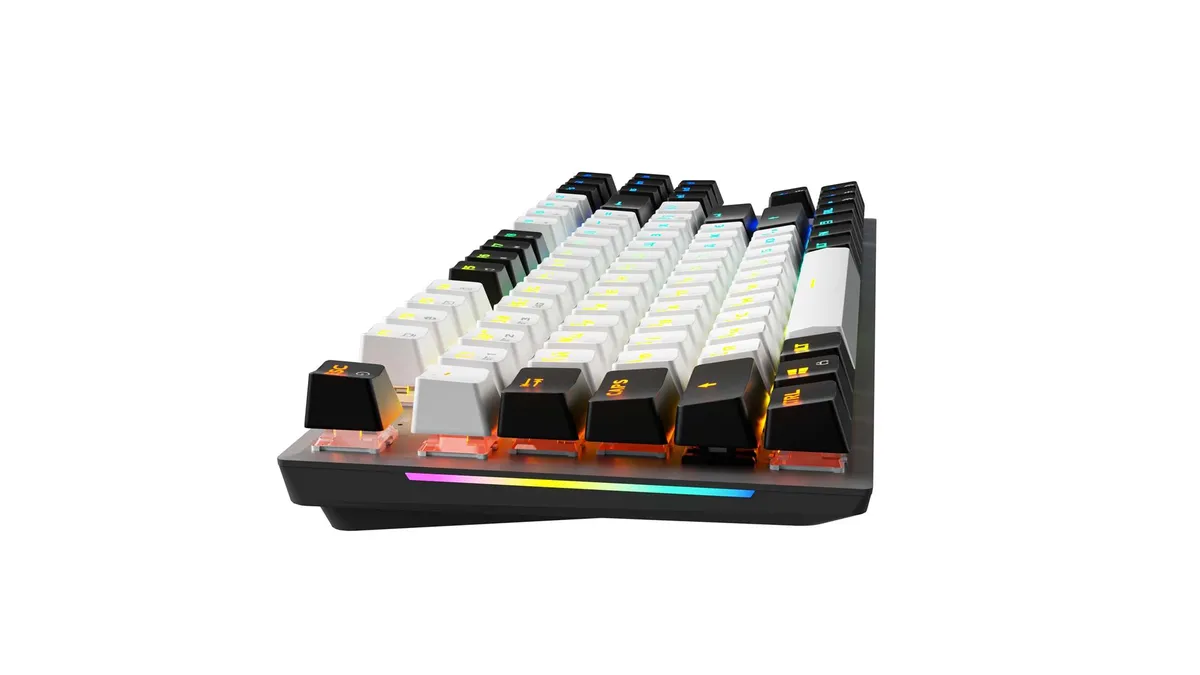 Клавіатура бездротова GamePro Genesis Joker Pro MK124G Pro Gray - мініатюра 3