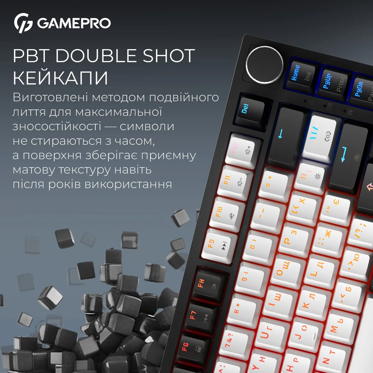Клавіатура GamePro Asgard Valhalla Max MK160B Max USB Black - мініатюра 11