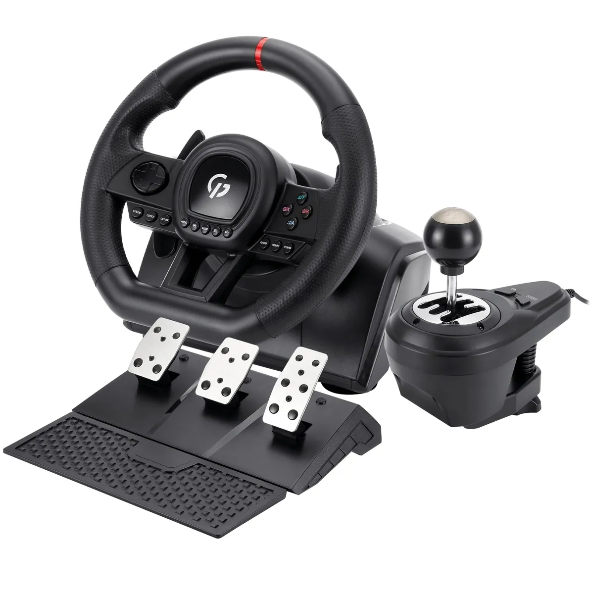 Кермо GamePro RW038PM з педалями та коробкою передач - зображення 1