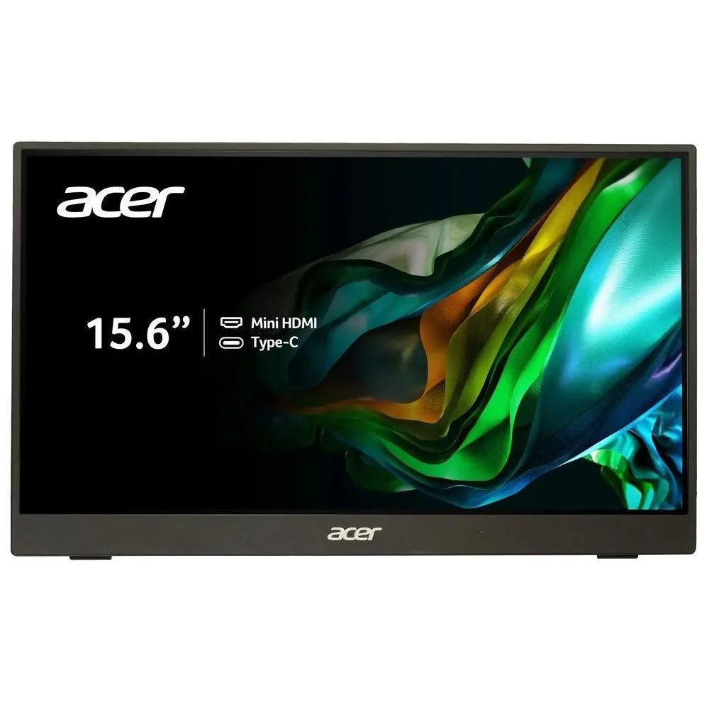 Монітор Acer 15.6" PM161QBBMIUUX (UM.ZP1EE.B02) IPS Black - зображення 1