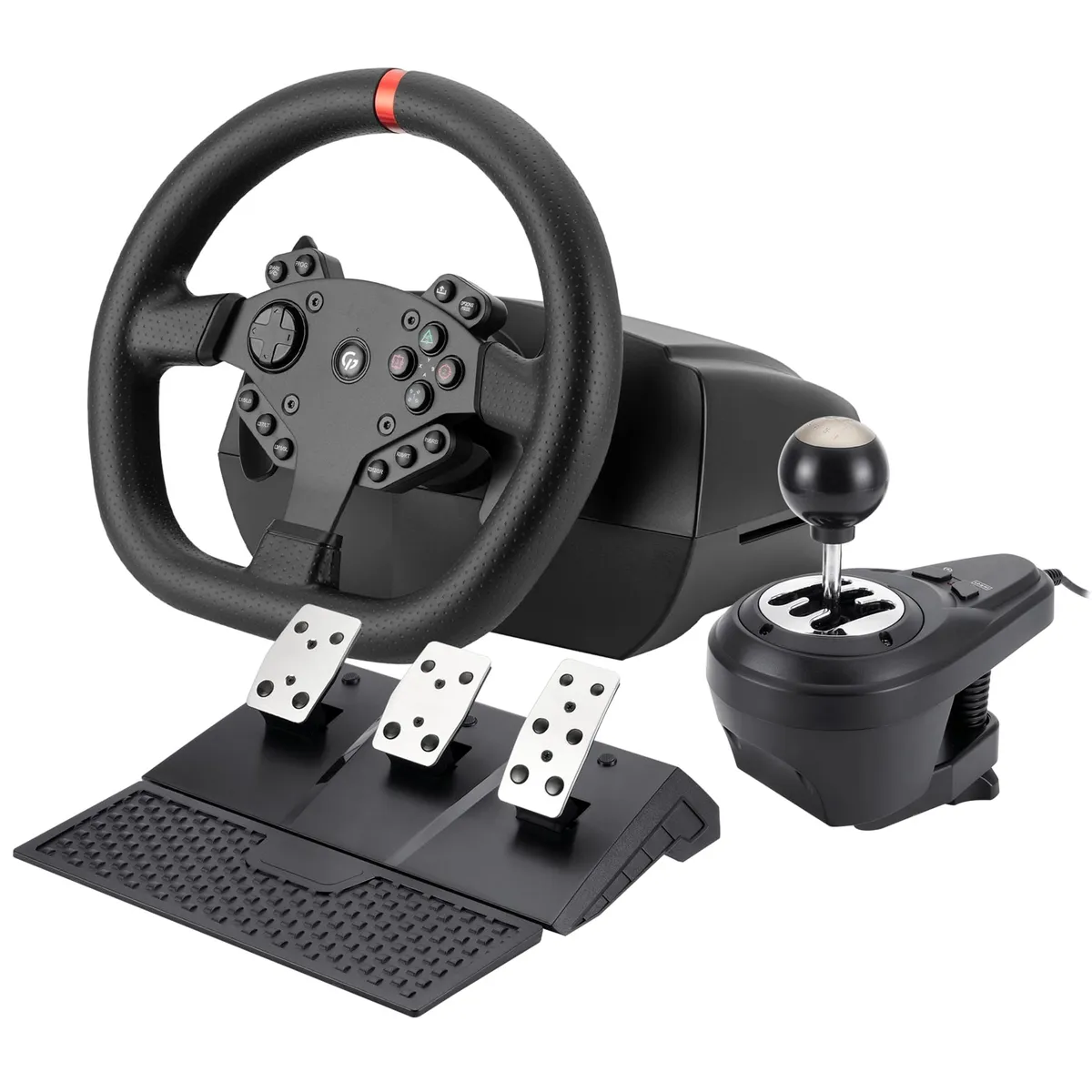 Кермо GamePro RW070PM з педалями та коробкою передач - зображення 1
