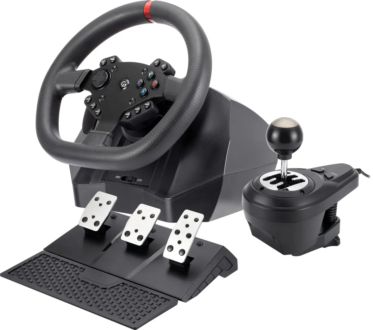 Кермо GamePro RW575PM з педалями та коробкою передач - зображення 1