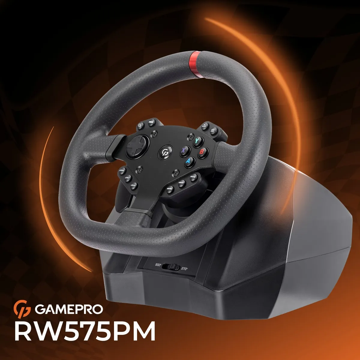 Кермо GamePro RW575PM з педалями та коробкою передач - мініатюра 6