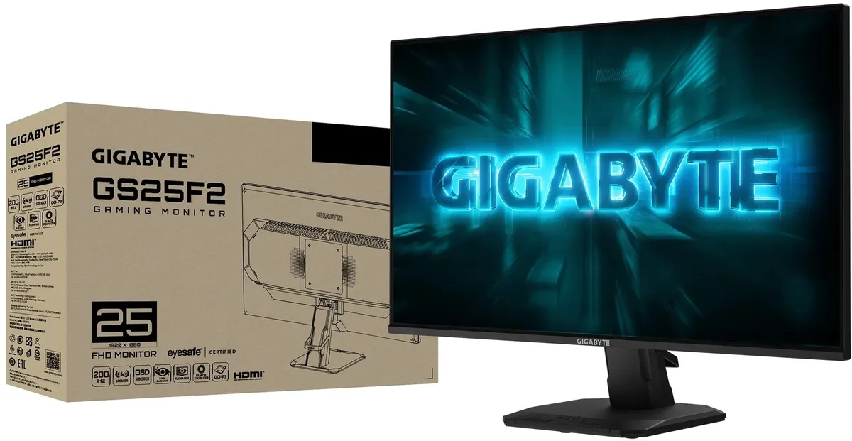 Монітор Gigabyte 24.5" Gaming GS25F2A IPS Black 240Hz - мініатюра 9