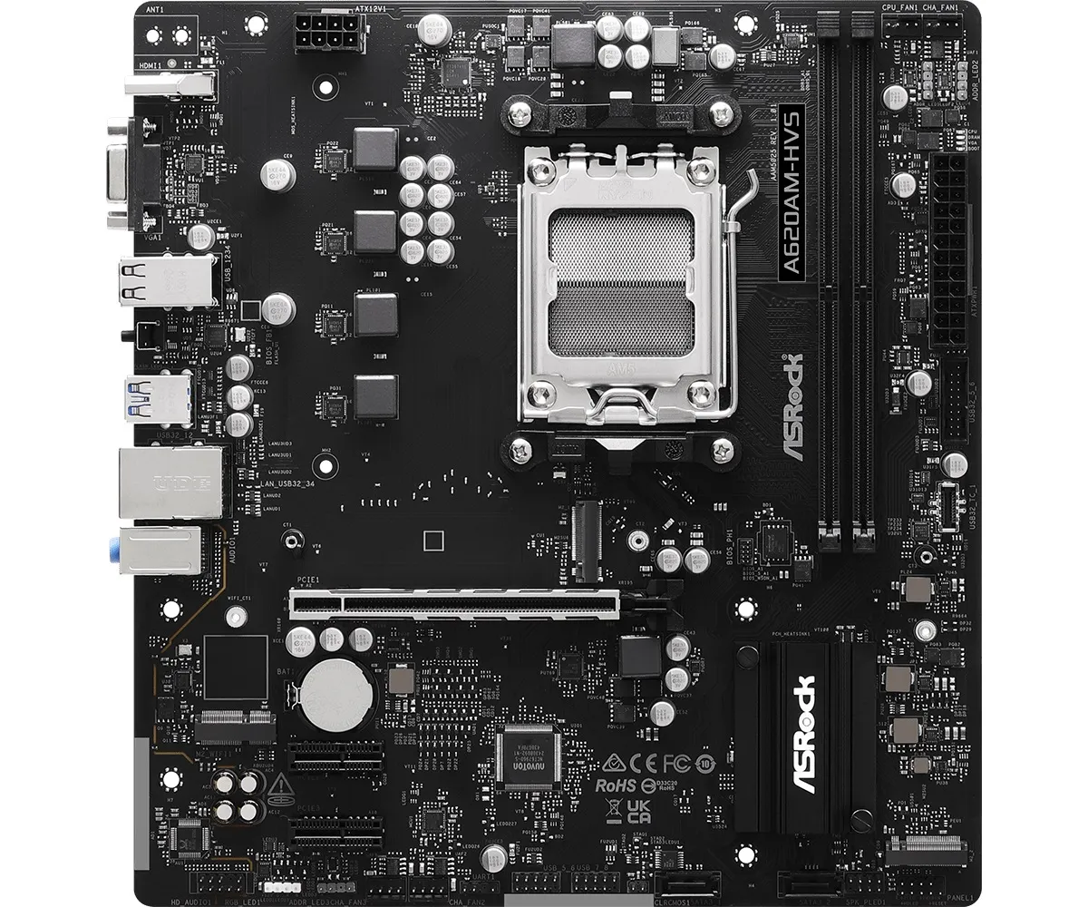Материнська плата ASRock A620AM-HVS Socket AM5 - зображення 1