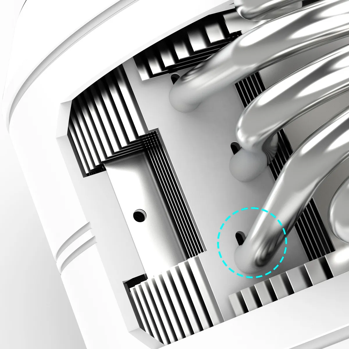 Кулер процесорний Zalman ZET5White - мініатюра 5