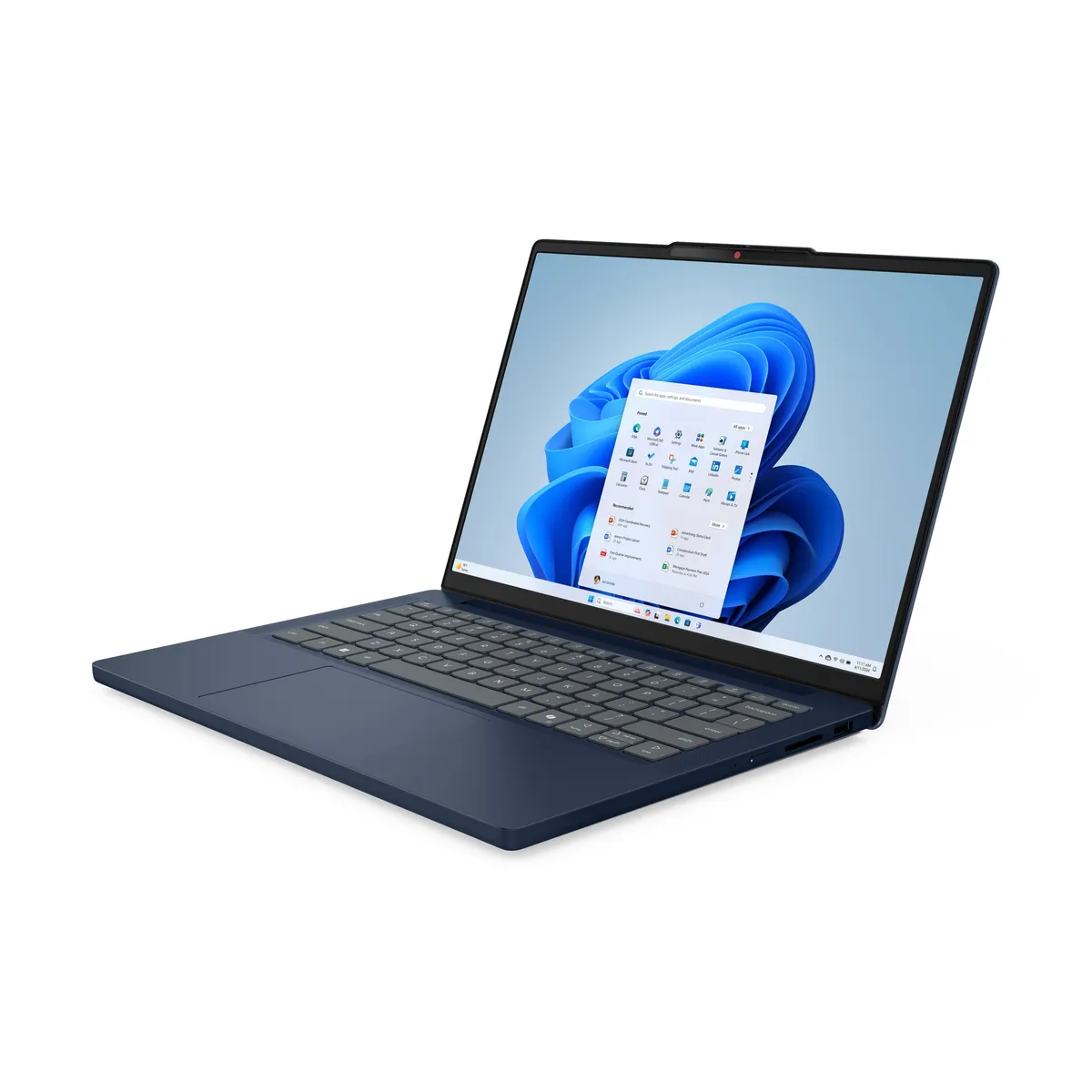 Ноутбук Lenovo IdeaPad Slim 3 14IRH10 (83K000AJRA) Cosmic Blue - мініатюра 4