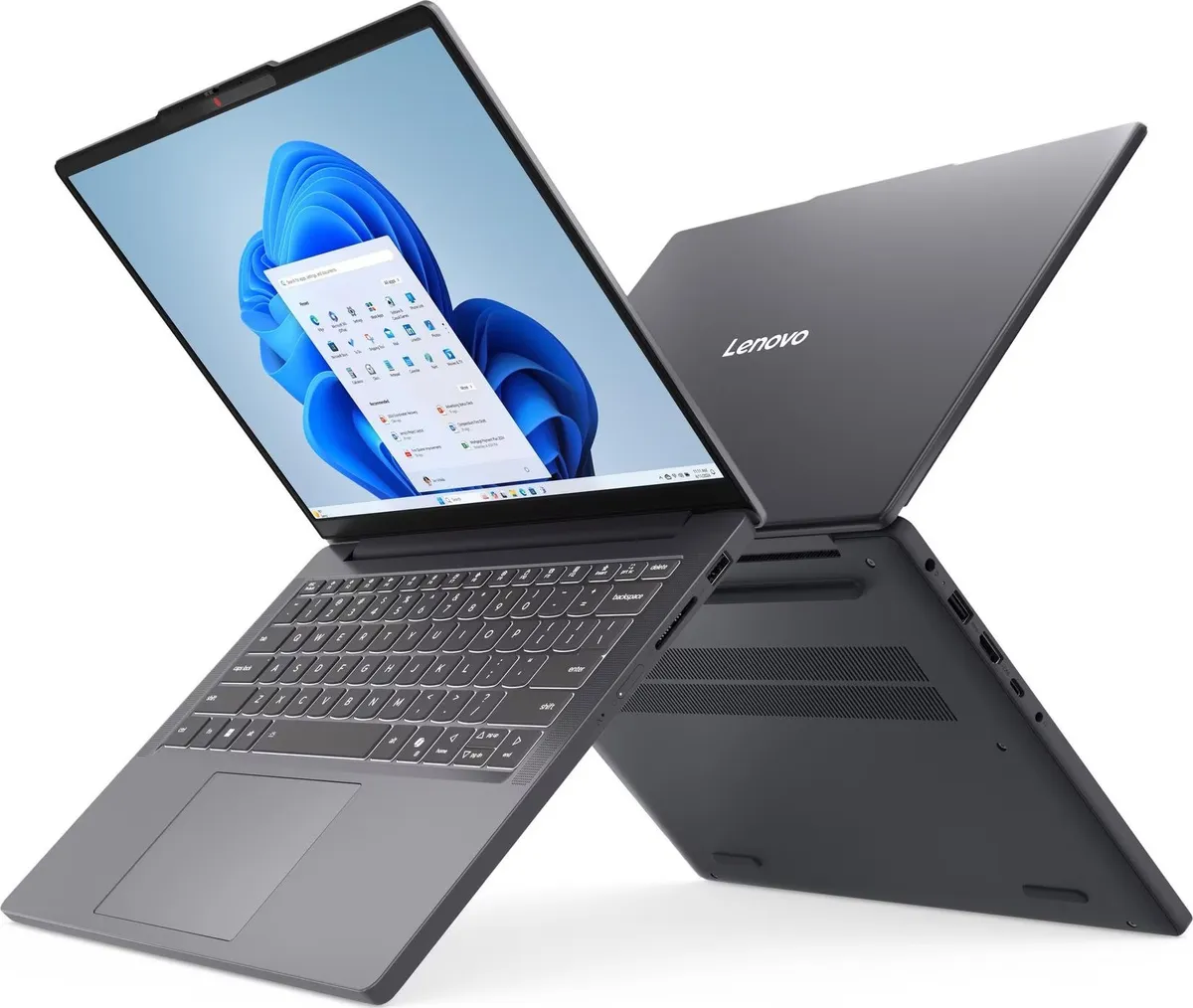 Ноутбук Lenovo IdeaPad Slim 3 14IRH10 (83K000CRRA) Arctic Grey - мініатюра 12