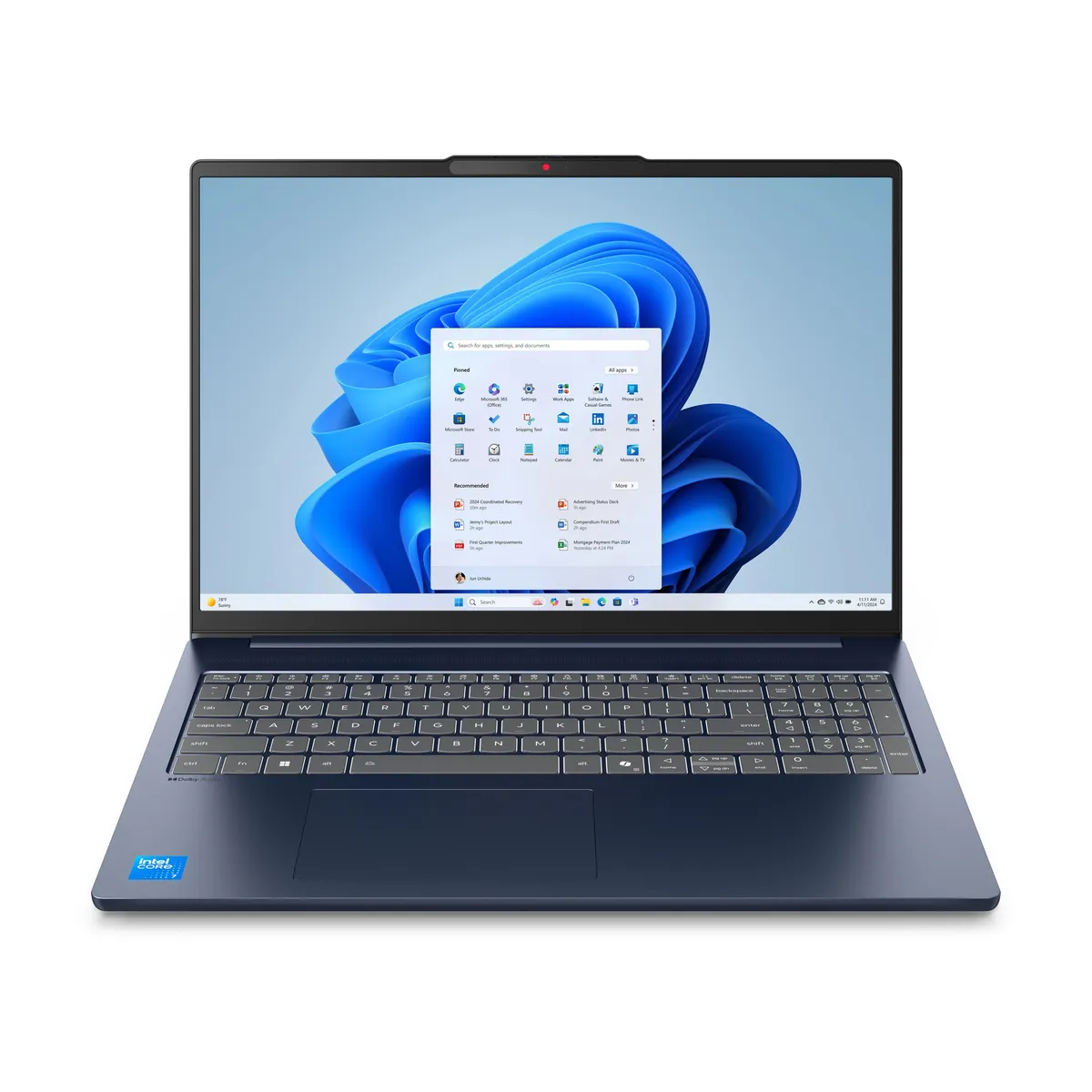 Ноутбук Lenovo IdeaPad Slim 5 16IRH10R (83J1006QRA) Cosmic Blue - зображення 1