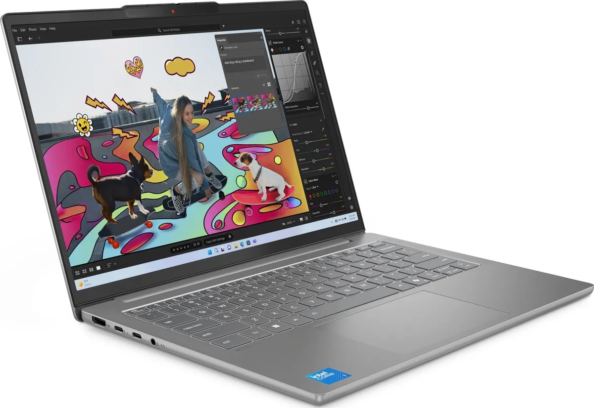 Ноутбук Lenovo IdeaPad Slim 5 14IRH10 (83J00071RA) Luna Grey - мініатюра 11