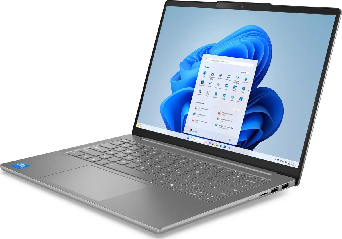 Ноутбук Lenovo IdeaPad Slim 5 14IRH10 (83J00071RA) Luna Grey - мініатюра 12