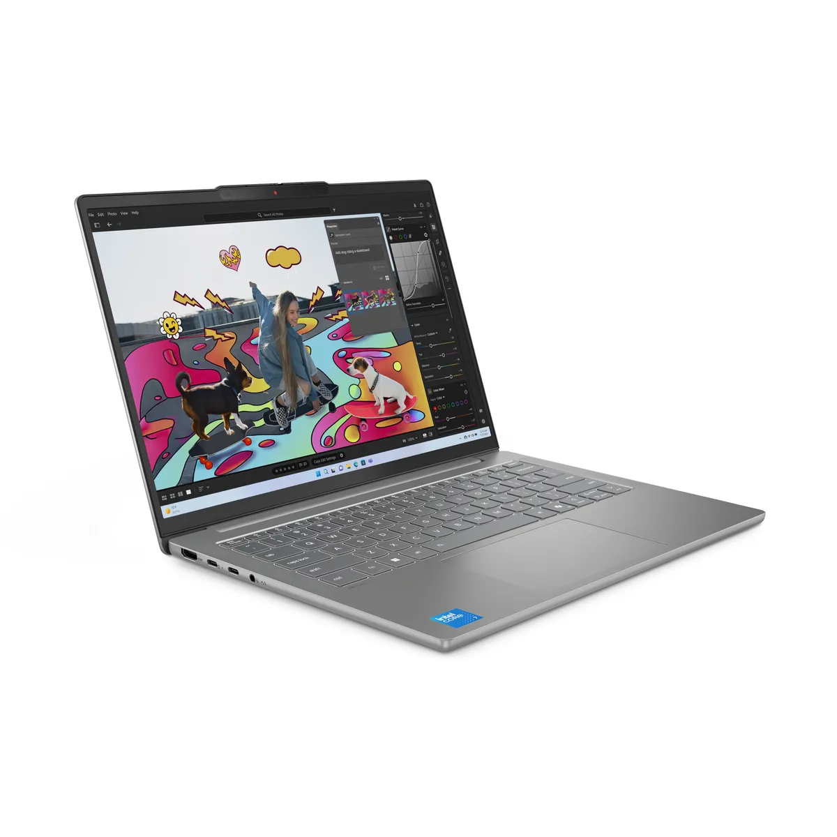 Ноутбук Lenovo IdeaPad Slim 5 14IRH10 (83J00071RA) Luna Grey - мініатюра 3